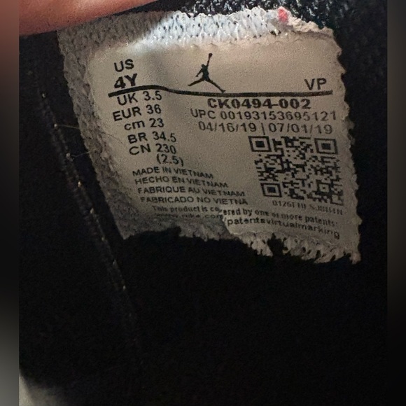 Nike Boys Jordan Why Not Zer0.2 SE CK0494-002 Multicolor Basketball Shoes Sz 4Y - Picture 8 of 8